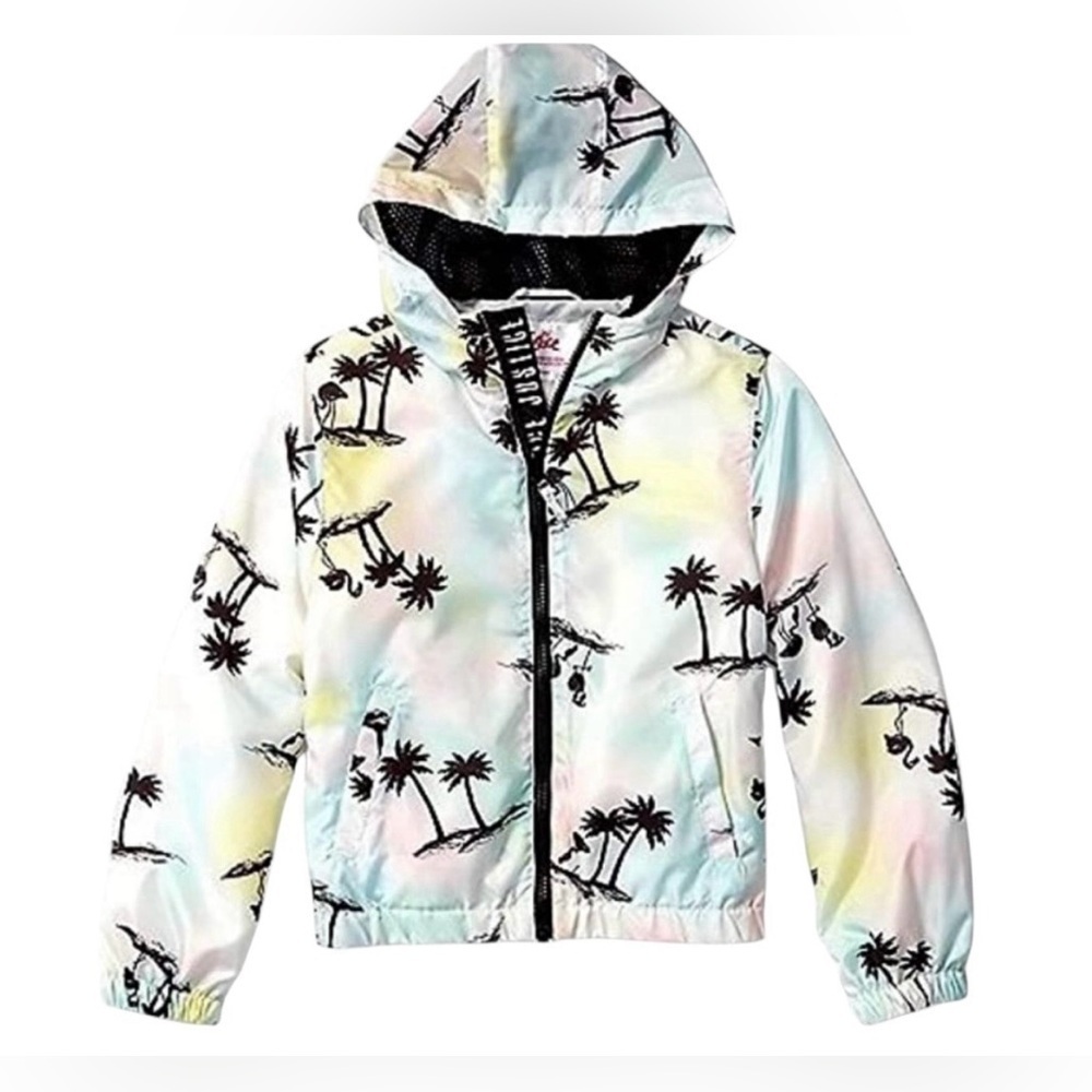 Justice windbreaker, flamingos, pastel and Pink - Picture 2 of 9